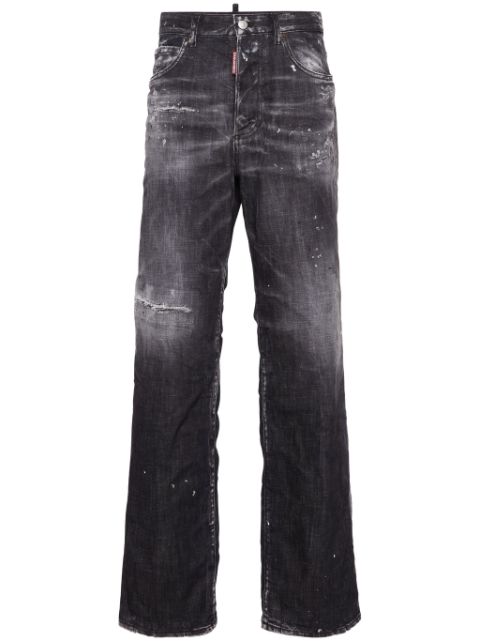 DSQUARED2 distressed straight-leg jeans Women