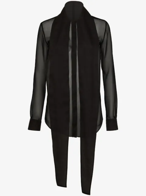 DSQUARED2 scarf-embellished blouse