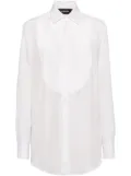 DSQUARED2 bib-collar cotton shirt - White