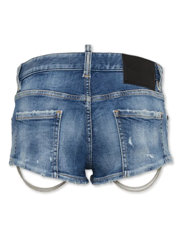 【DSQUARED2】Vintage Marine Denim Shorts デニムショーツ DSQUARED2 Vintage Marine Denim Shorts Blue - Clothing from