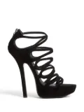 DSQUARED2 110mm Deanday suede platform sandals - Black