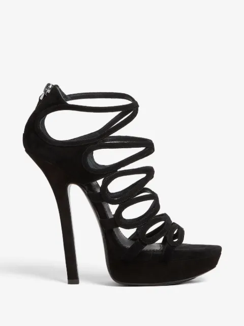 DSQUARED2 110mm Deanday suede platform sandals