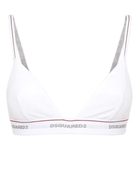 DSQUARED2 triangle-cup jersey bra