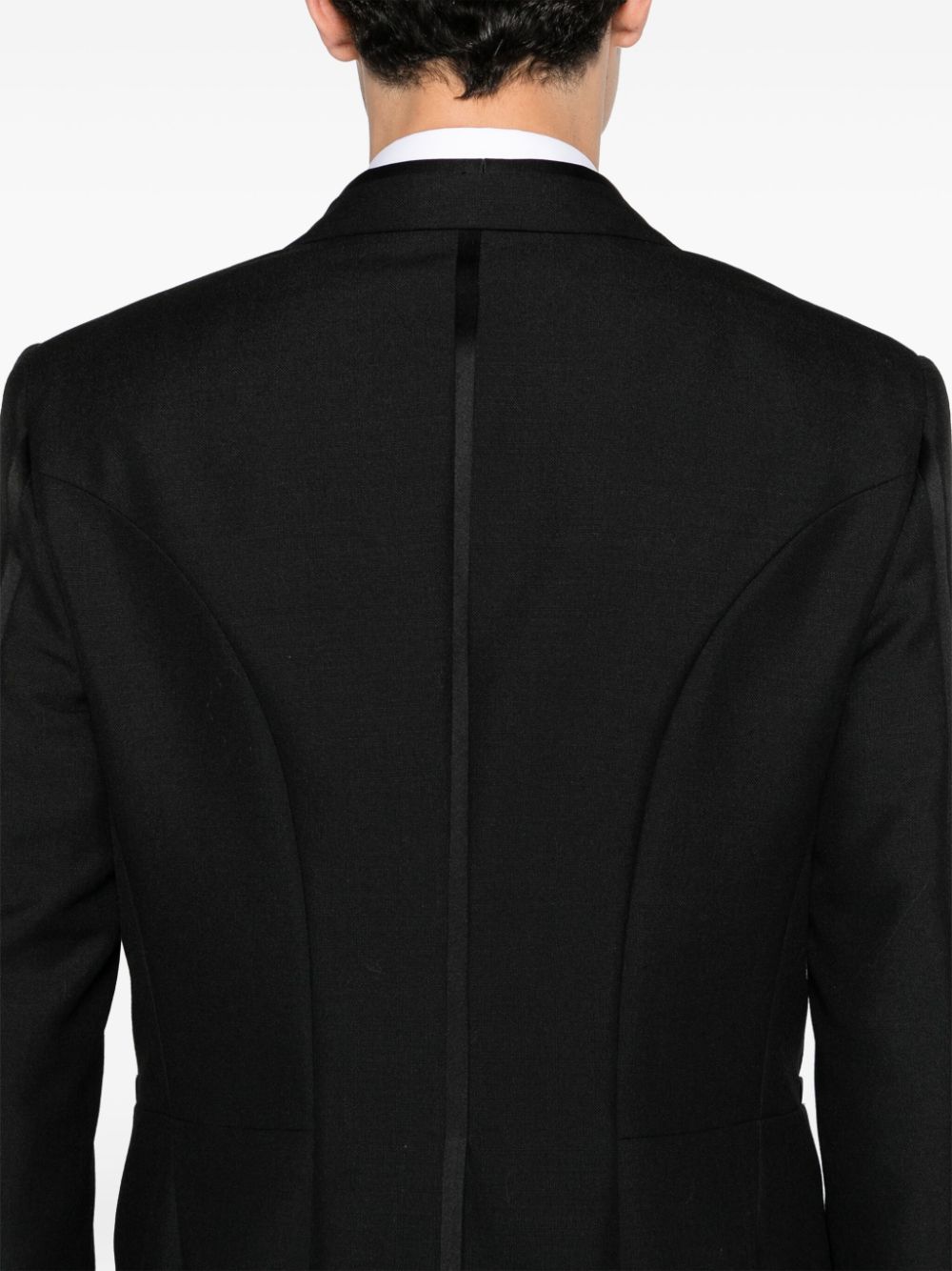 Shop Fendi Single-breasted Tailcoat Suit In Black