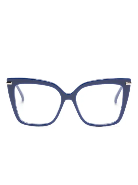 Max Mara Eyewear colourblock butterfly-frame glasses