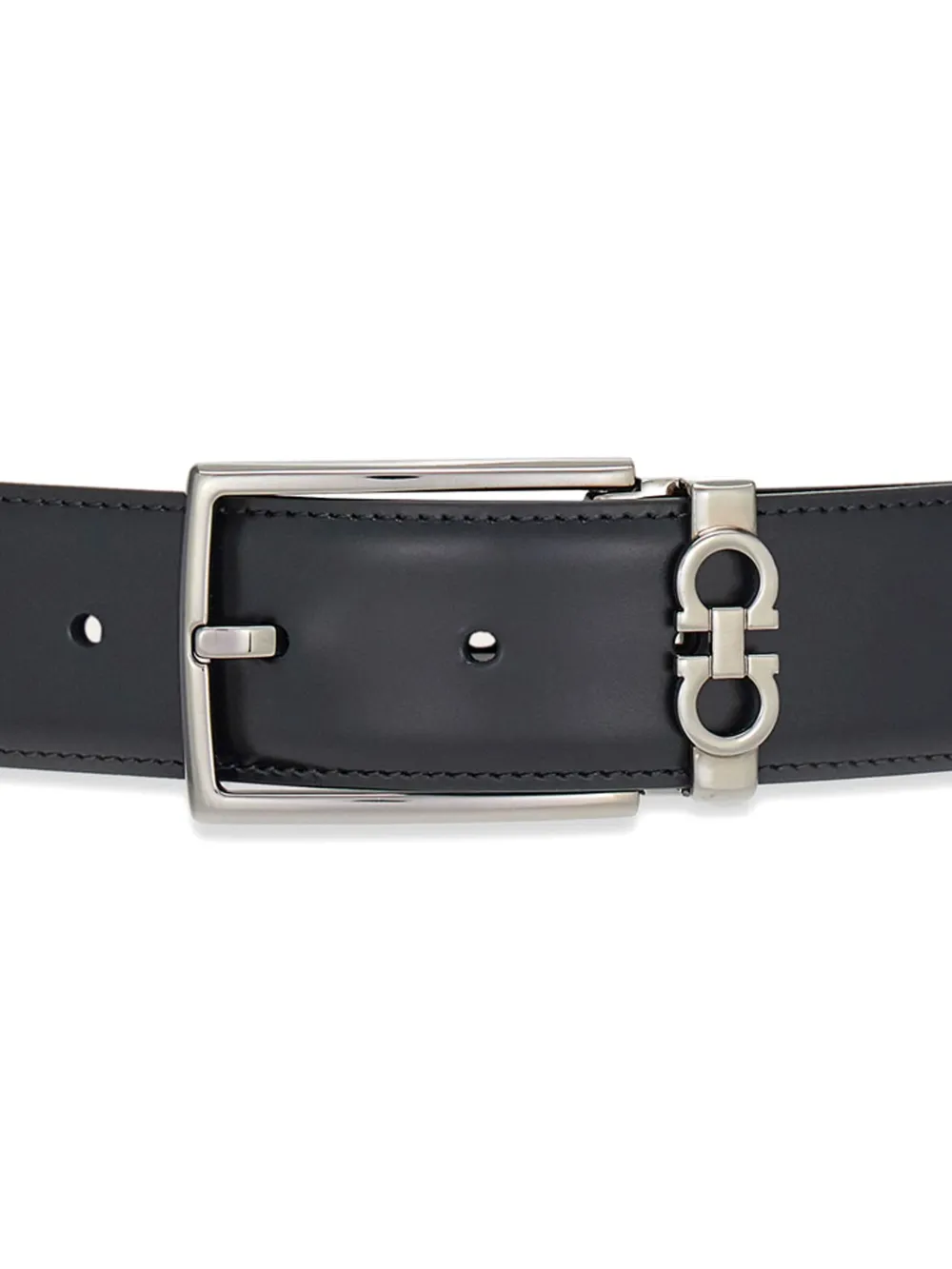 Ferragamo Leren riem Blauw