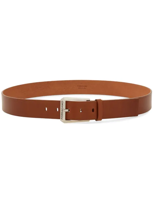 Ceinture en cuir à boucle - Ferragamo - Modalova
