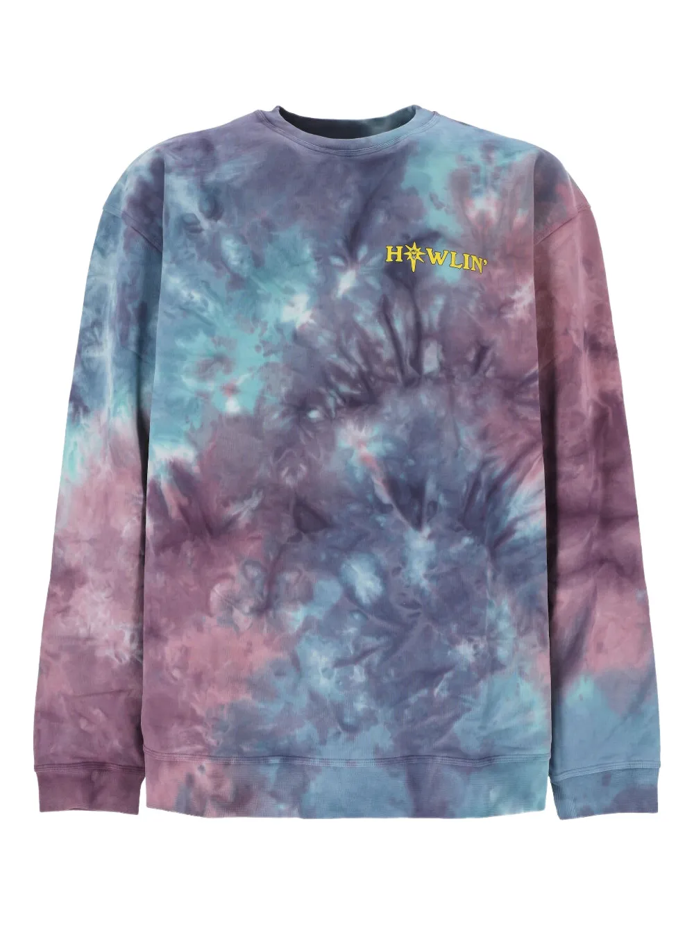 Howlin' sudadera con estampado tie-dye | morado | Image 1