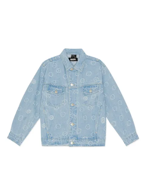 Molo Hedly smiley-face denim jacket