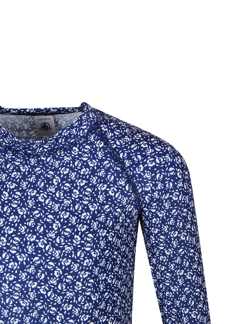 Petit Bateau Badpak met bloemenprint Blauw