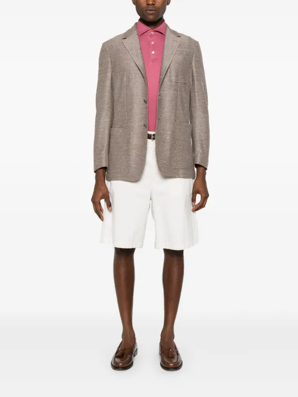 Tシャツ・カットソー FEDELI Pastel Pink Piquet Polo Shirt Fedeli short-sleeve Cotton Polo Shirt | Pink | FARFETCH CA