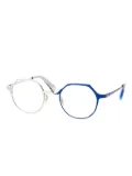 MASAHIROMARUYAMA two-tone glasses - Silver