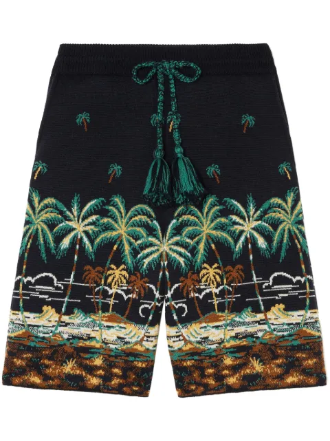 Alanui shorts con estampado floral