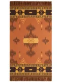 Alanui Icon jacquard wool blanket - Orange