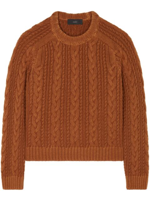 Alanui cable-knit virgin-wool jumper Women