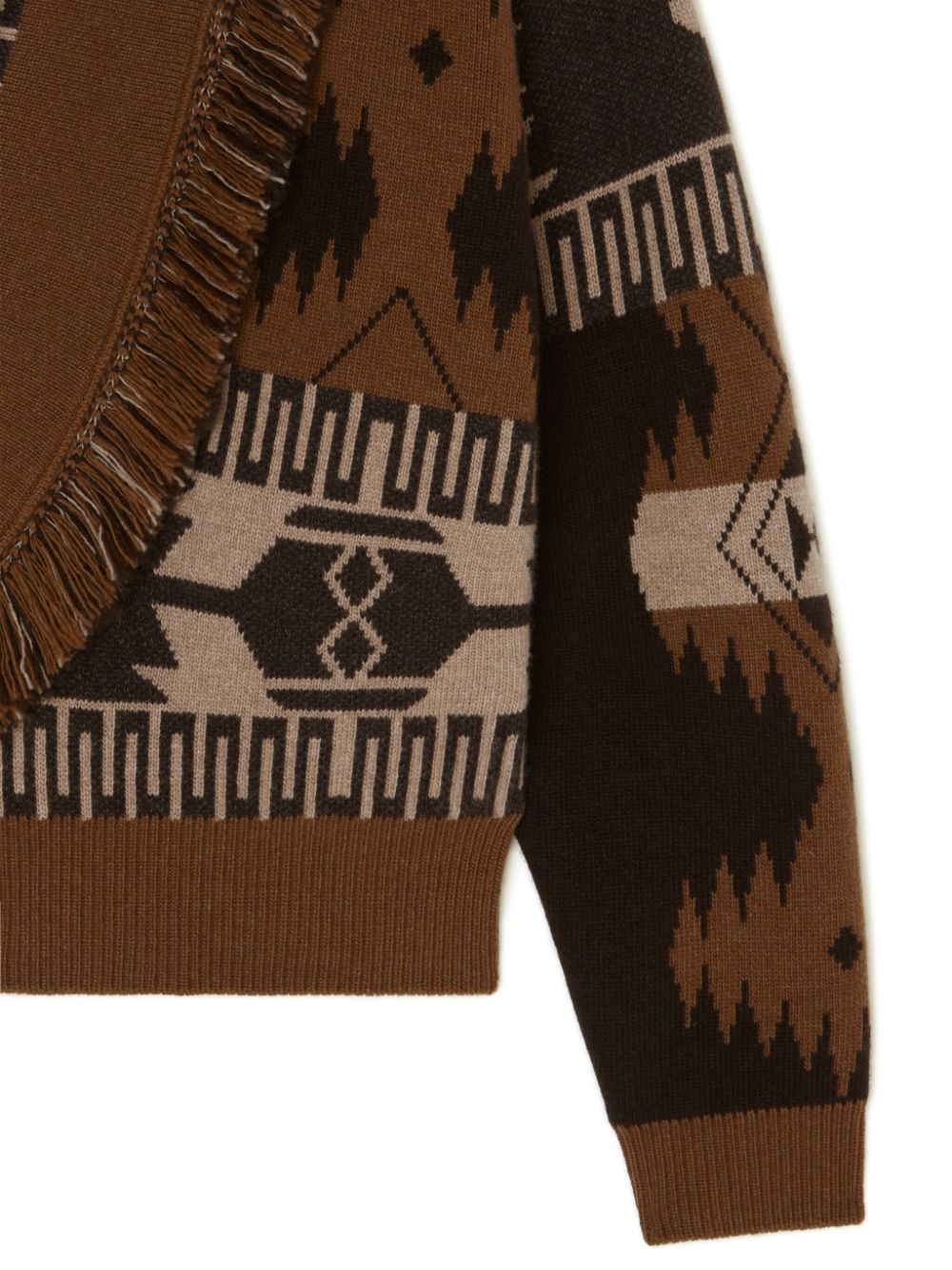 Alanui patterned-jacquard cardigan Women