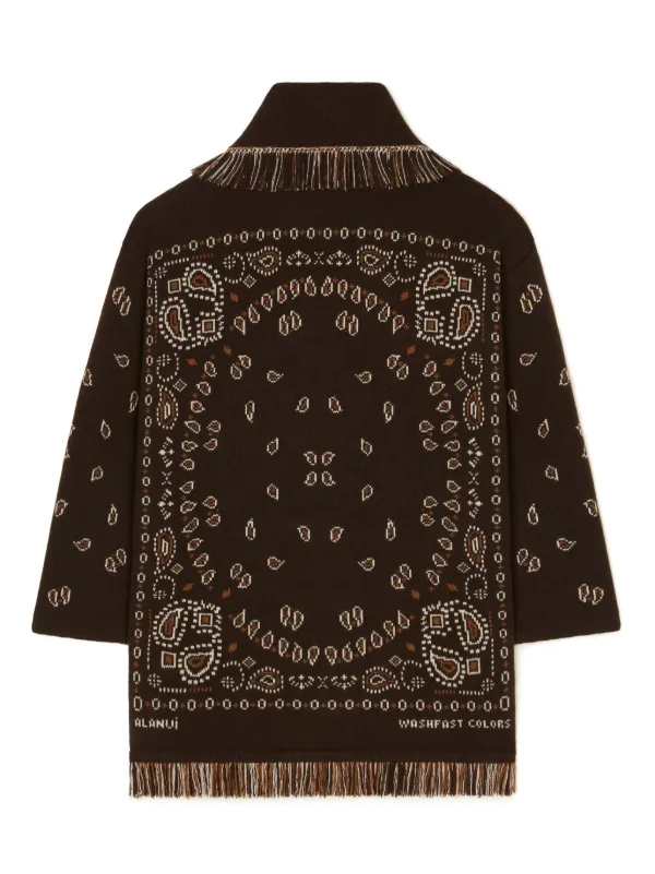 ジャケット ALANUI cashmere knit cardigan Alanui - Cashmere cardigan blue - The Corner