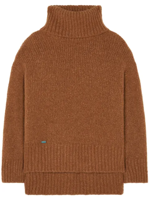 Alanui ribbed high-neck jumper