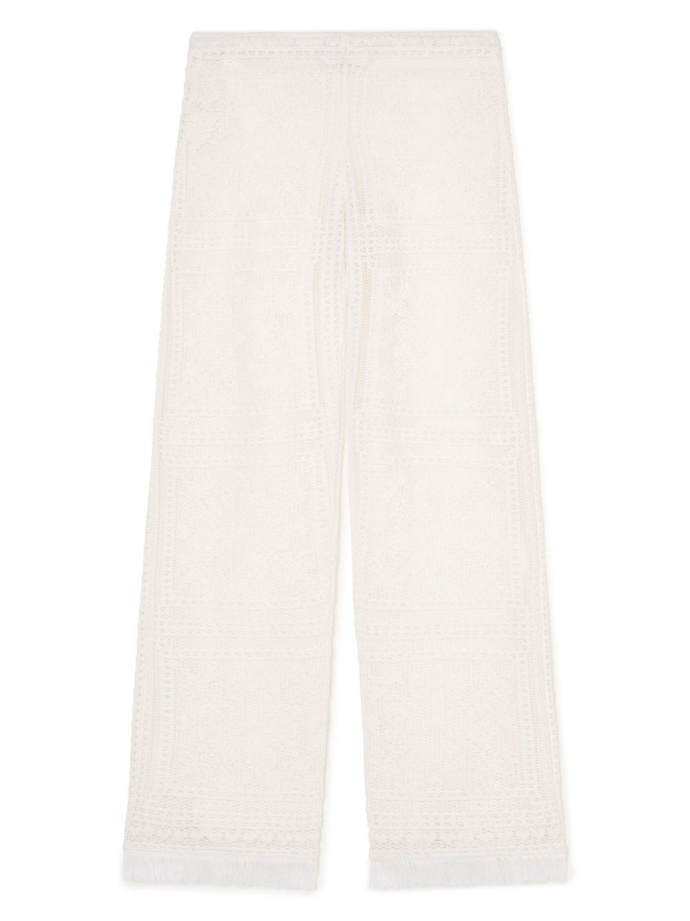 Alanui Kiss by the Book straight-keg trousers Women