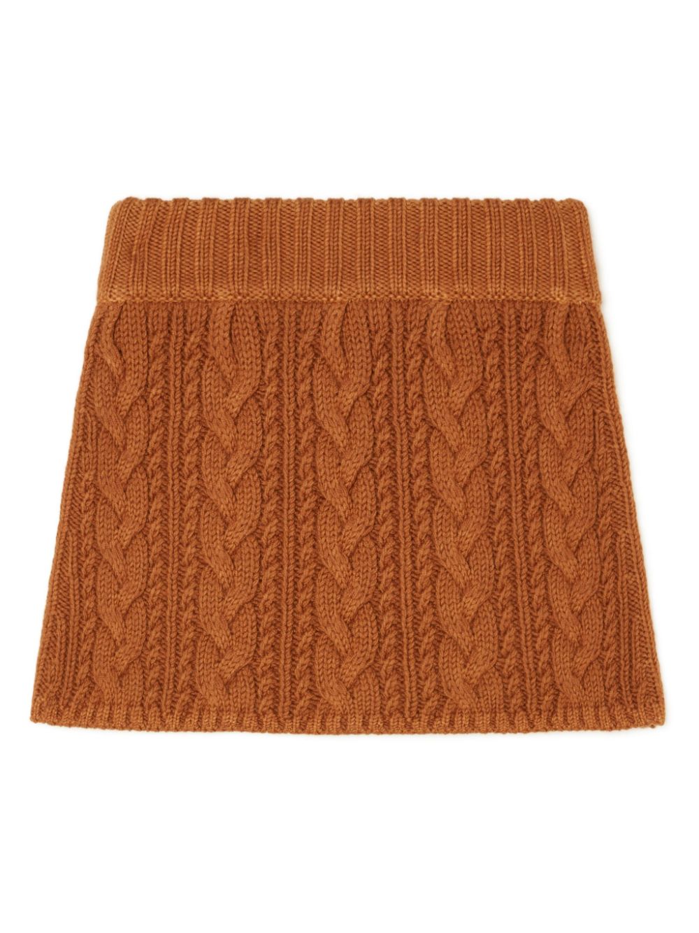 Alanui cable-knit mid-rise skirt Women