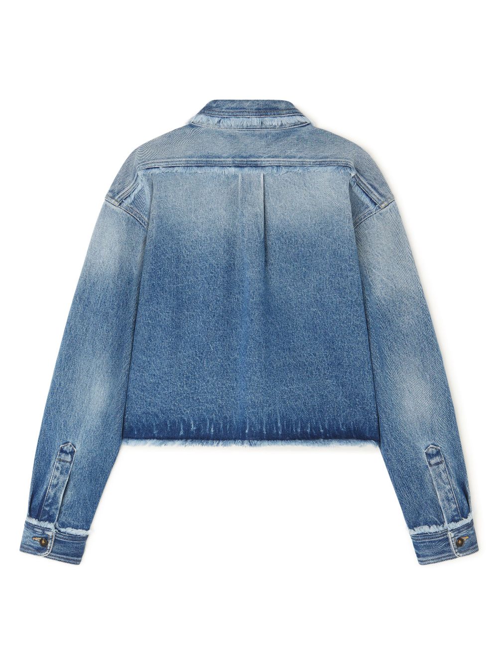 Alanui frayed cropped denim jacket Women