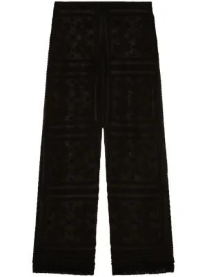 パンツ Alanui Trousers UNISEX/2サイズ展開】アシメZIPパラシュートパンツ（カーゴ