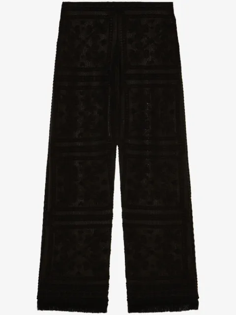 Alanui Kiss by the Book straight-keg trousers 