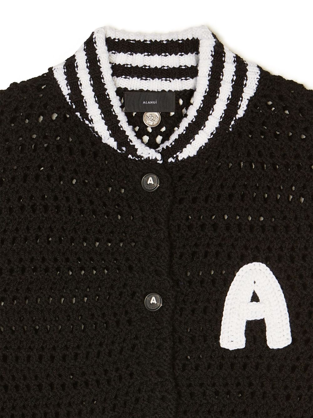 Alanui crochet-knit bomber jacket Women