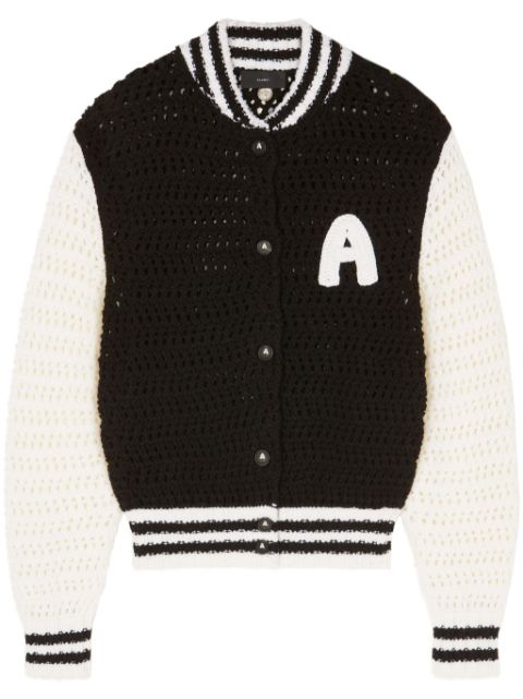 Alanui crochet-knit bomber jacket Women