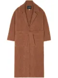 Alanui knitted robe coat - Brown