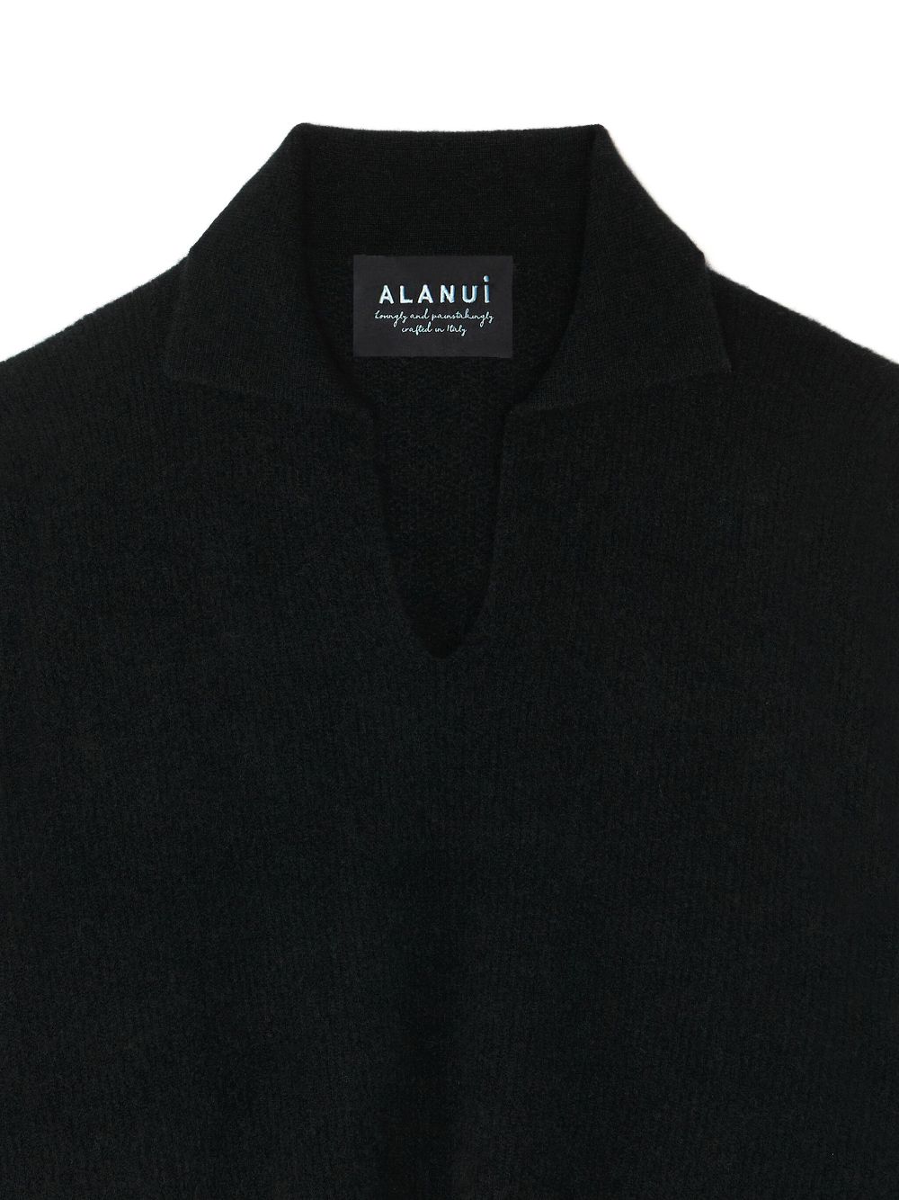 Alanui knitted cashmere-blend polo shirt Women