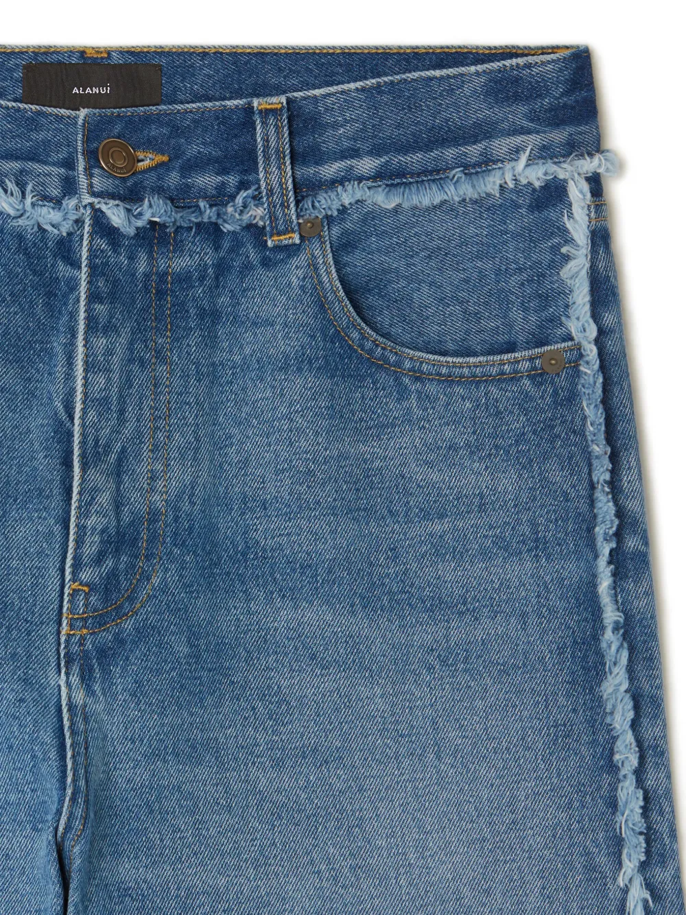 Affordable Alanui fringed straight jeans Women