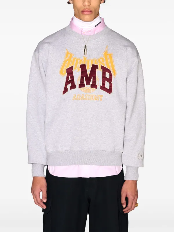 AMBUSH スウェット AMBUSH ロゴ スウェットシャツ | グレー | FARFETCH JP