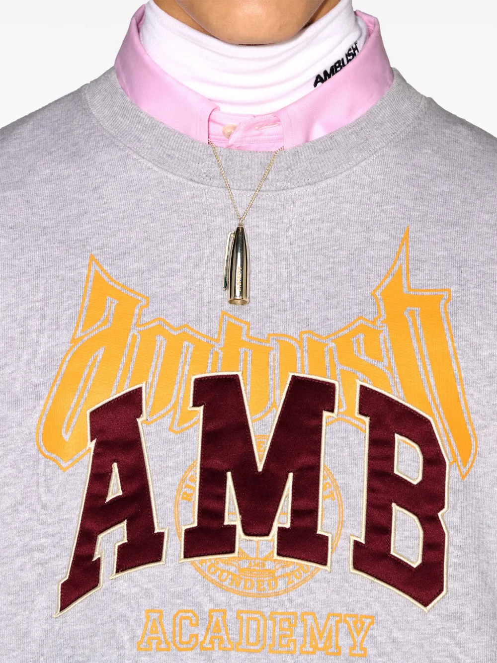 AMBUSH スウェット AMBUSH ロゴ スウェットシャツ | グレー | FARFETCH JP