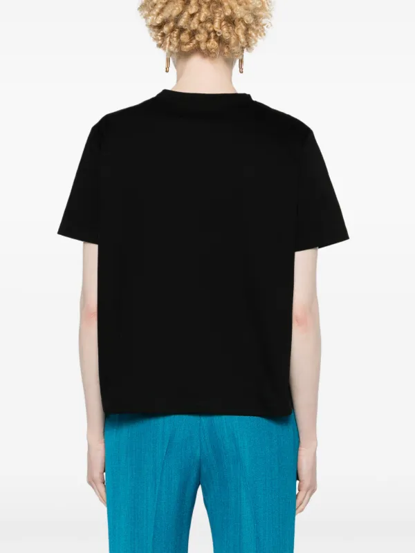 Parlor レースディテール Tシャツ | ブラック | FARFETCH JP