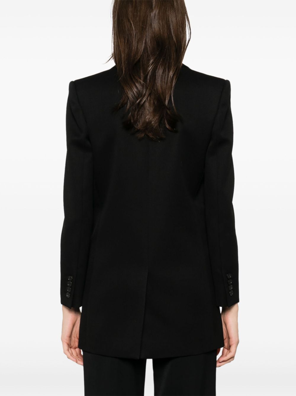 Saint Laurent Wollen blazer Zwart