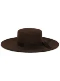 Alanui Gaucho wool hat - Brown
