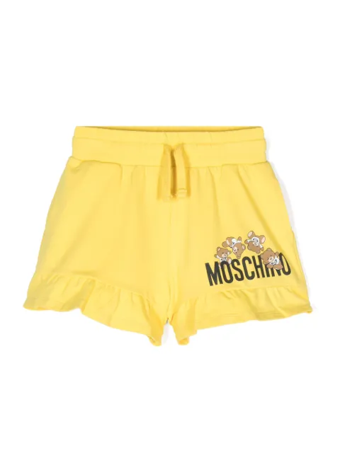 Moschino Kids pantalones cortos con estampado Teddy Bear