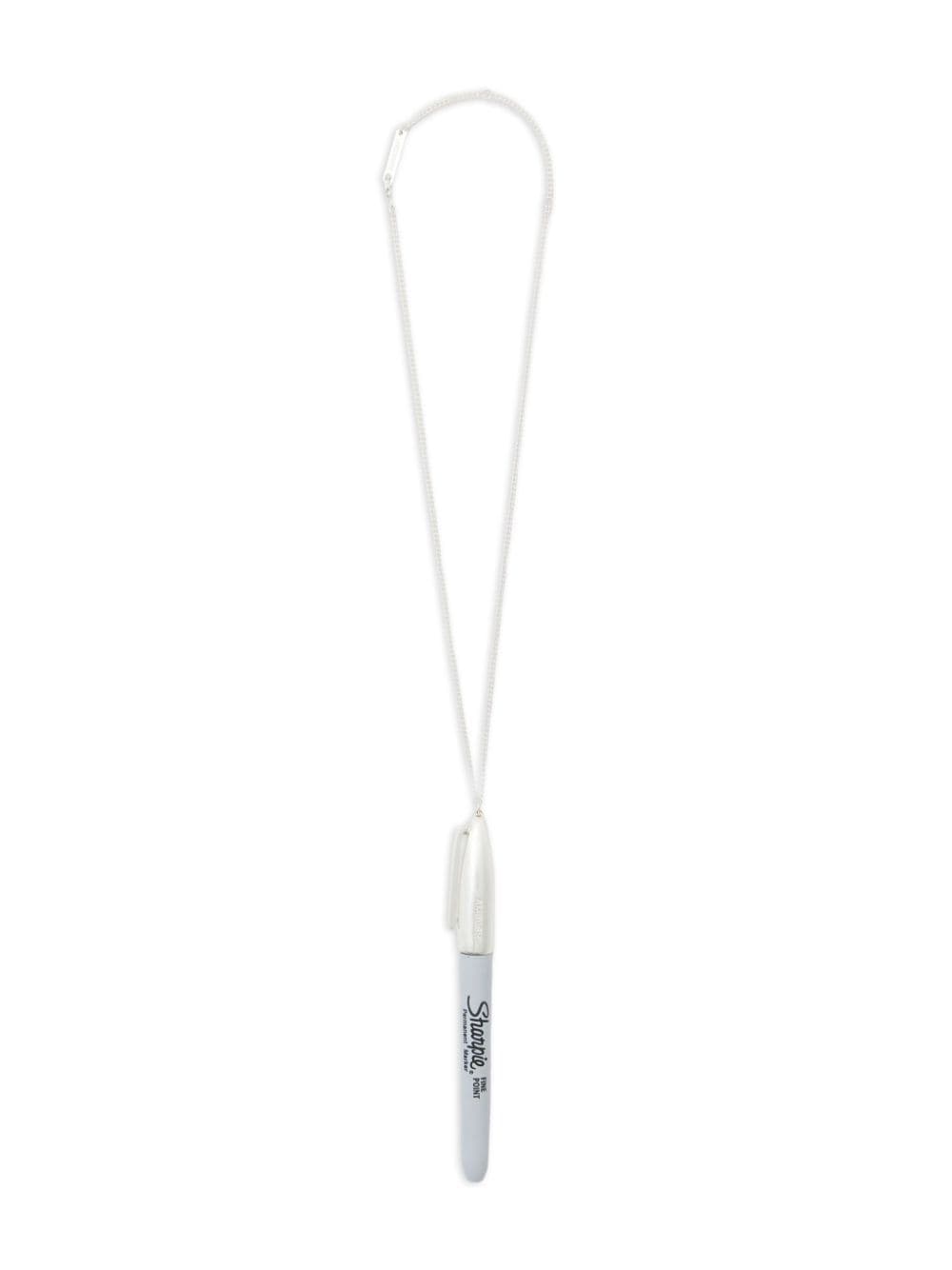 Shop Ambush Marker Cap Pendant Necklace In Silver