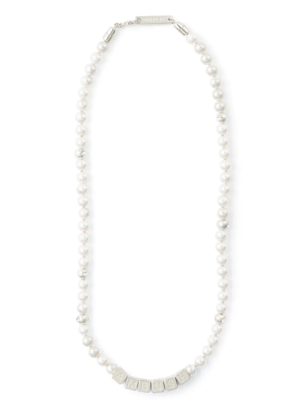 AMBUSH collier à perles artificielles | argent | Image 1