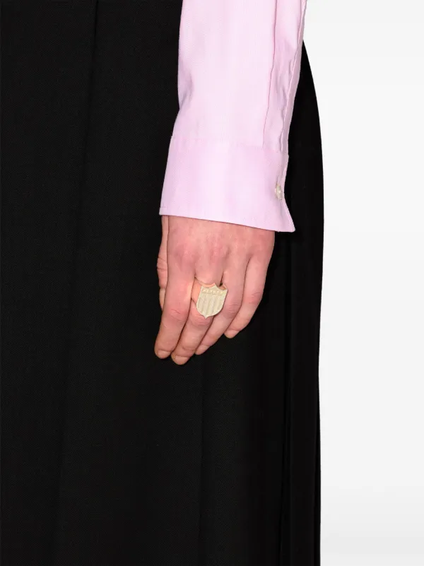 関税込 AMBUSH アンブッシュ Varsity Shield リング AMBUSH Varsity Shield Ring | Silver | FARFETCH AZ