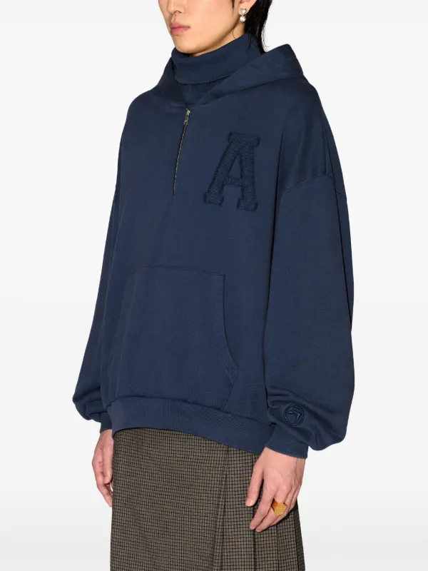 AMBUSH ロゴ パーカー | ブルー | FARFETCH JP