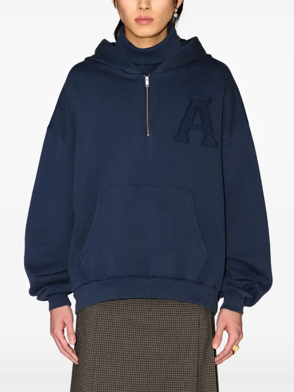 AMBUSH ロゴ パーカー | ブルー | FARFETCH JP