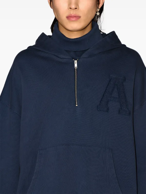 AMBUSH ロゴ パーカー | ブルー | FARFETCH JP
