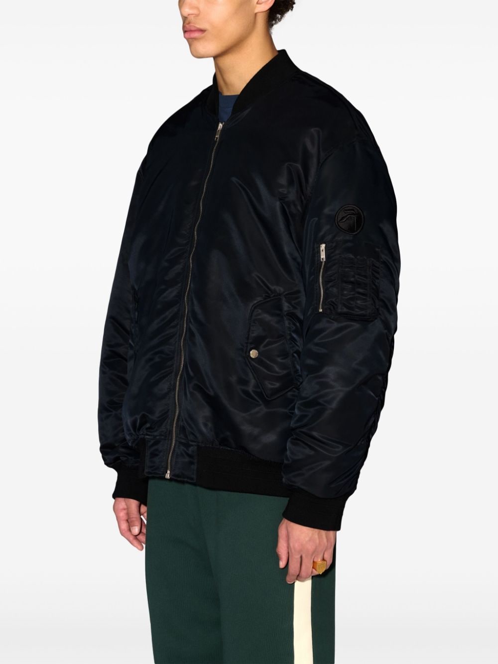 Shop Ambush Padded Bomber Jacket In Black