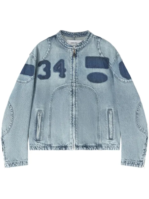 新作セットアップ】AMBUSH DENIM RIDER JACKET（blue） (AMBUSH
