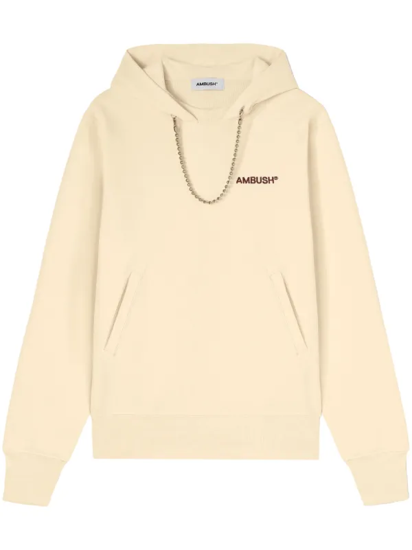 AMBUSH チェーンディテール パーカー | ニュートラル | FARFETCH JP