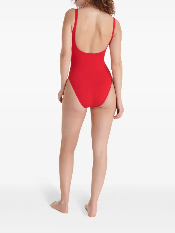 ERES スクープネック ワンピース水着 | レッド | FARFETCH JP