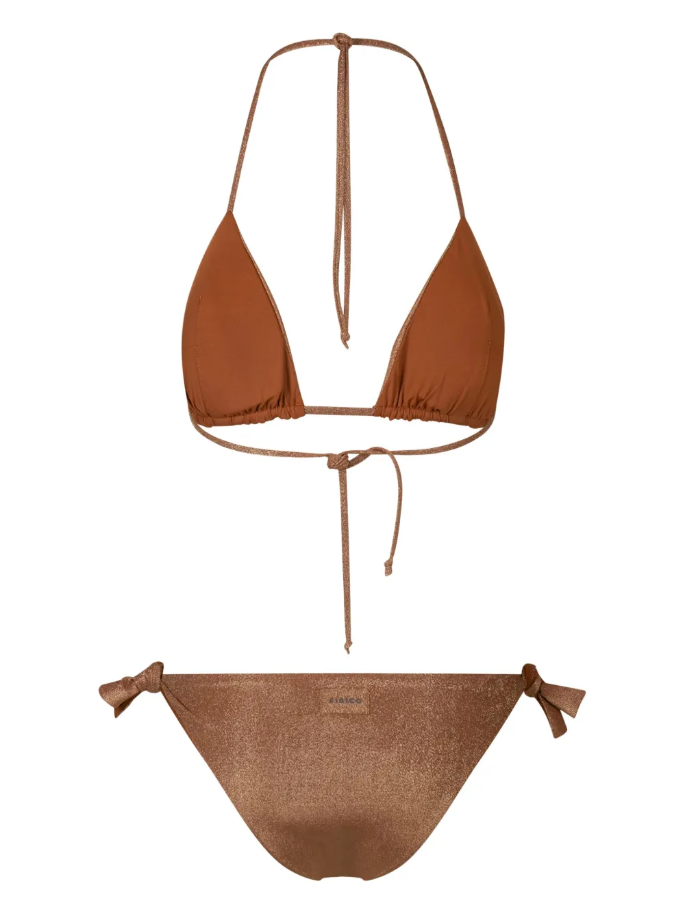 Fisico lurex bikini - Bruin