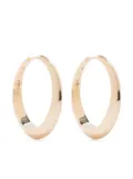 Lizzie Mandler Fine Jewelry 18K yellow gold XL thin crescent hoop earrings